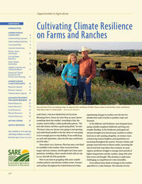 SARE's (Sustainable Agriculture Research and Education) newest publication, Cultivating Climate Resilience 