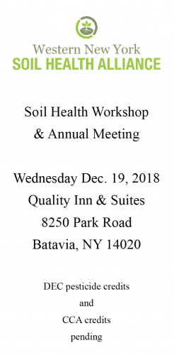 WNYSHA Workshop and Meeting December 19 2018