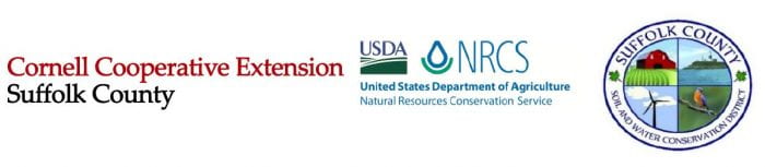 CCE Suffolk, USDA-NRCS, and Suffolk County SWCD logos